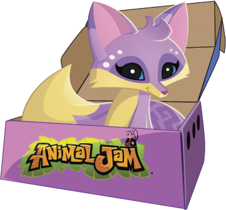Animal Jam Purple Foxin Box