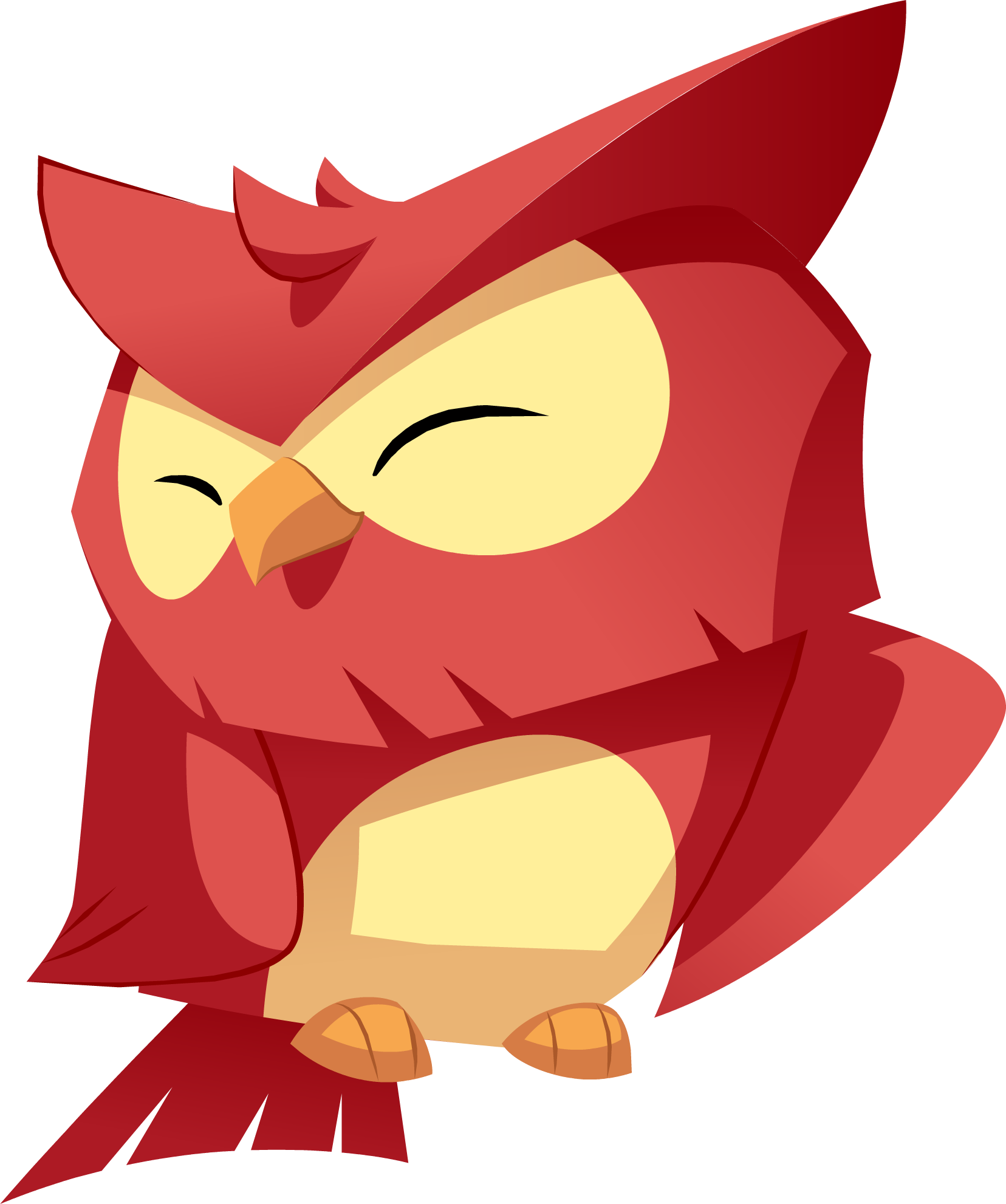 Animal Jam Red Owl Character