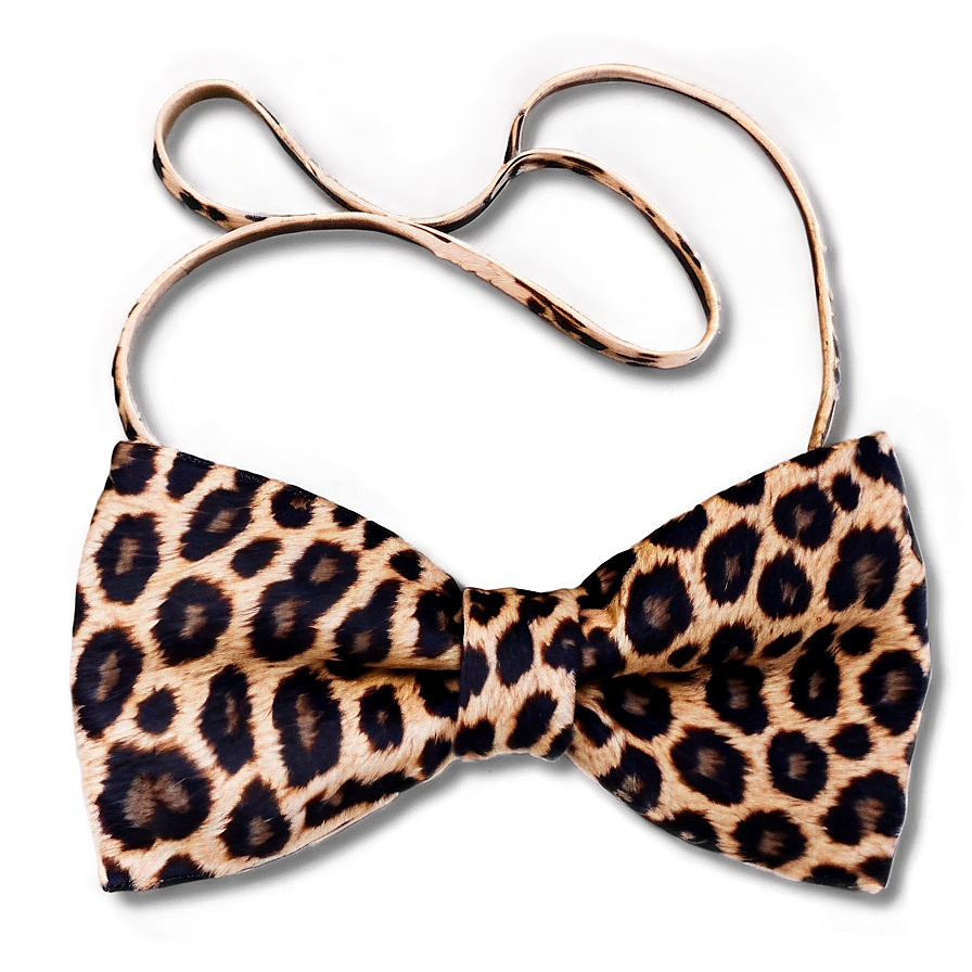 Animal Print Bow Tie Png 05252024