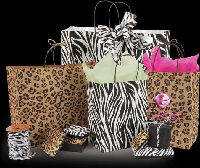 Animal Print Gift Bagsand Packaging