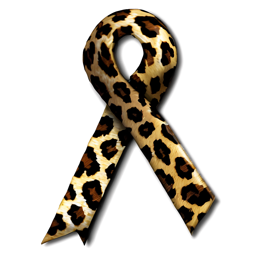 Animal Print Ribbon Png 06252024