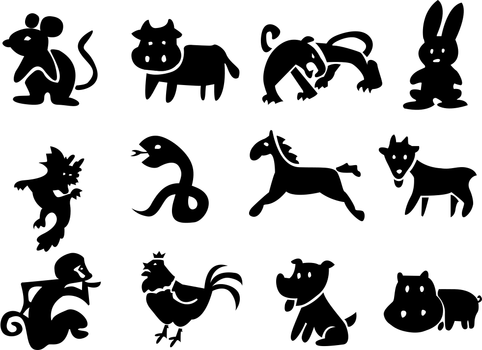 Animal_ Silhouettes_ Vector_ Set