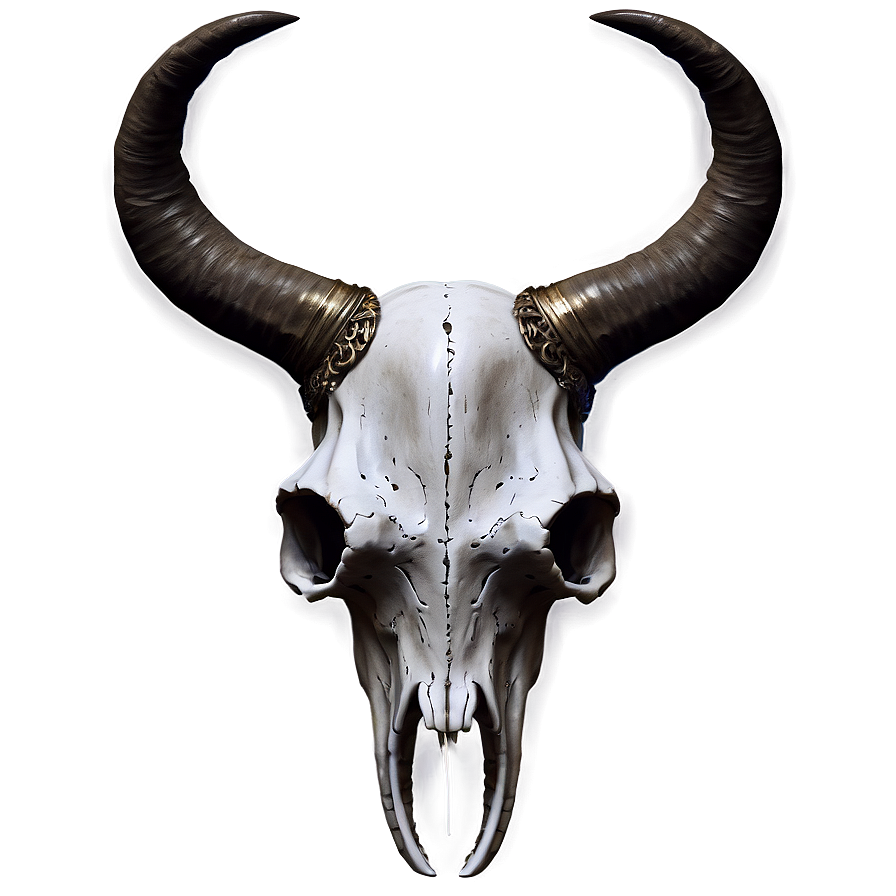 Animal Skull With Horns Png Mvv