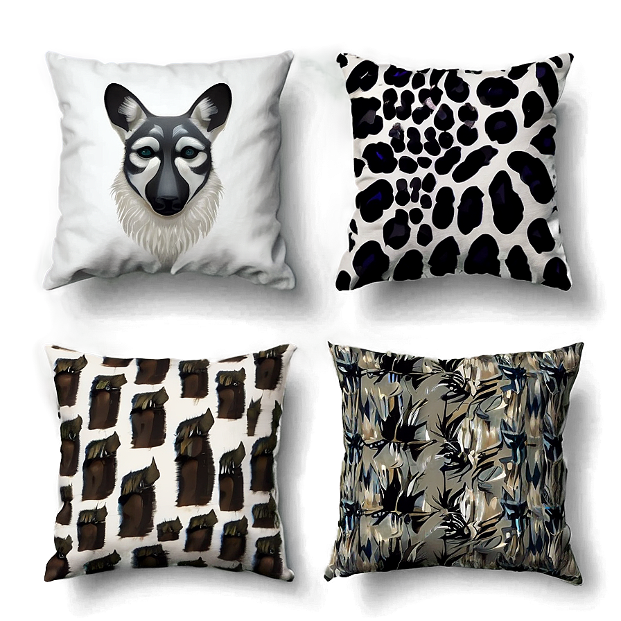 Animal Theme Throw Pillows Png 62