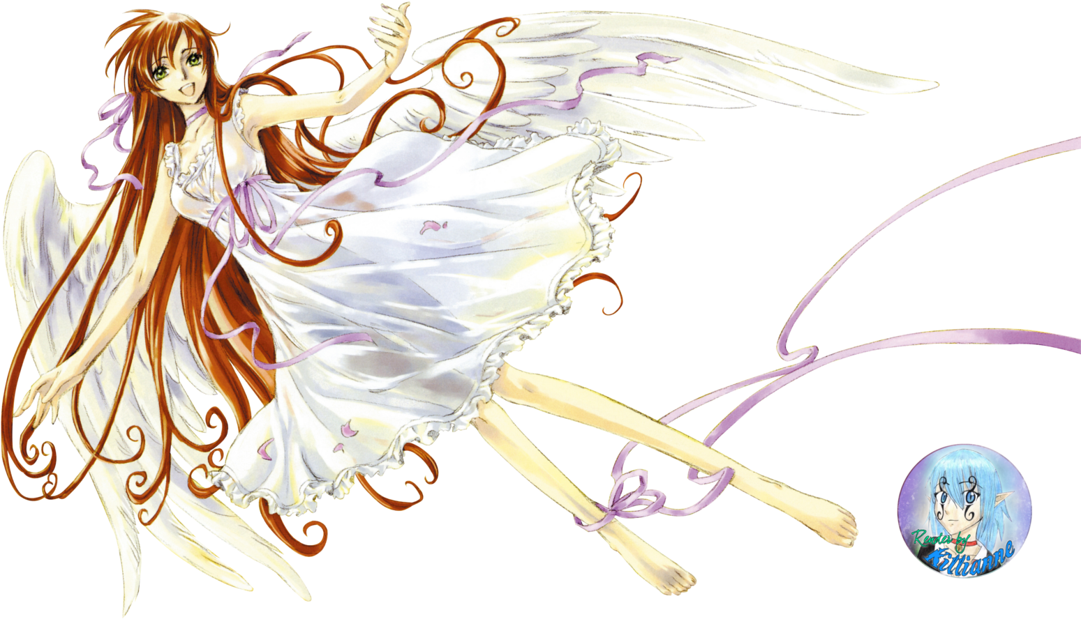 Animated Angel Fantasy Artwork