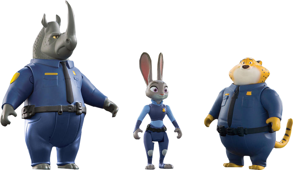 Animated_ Animal_ Police_ Trio