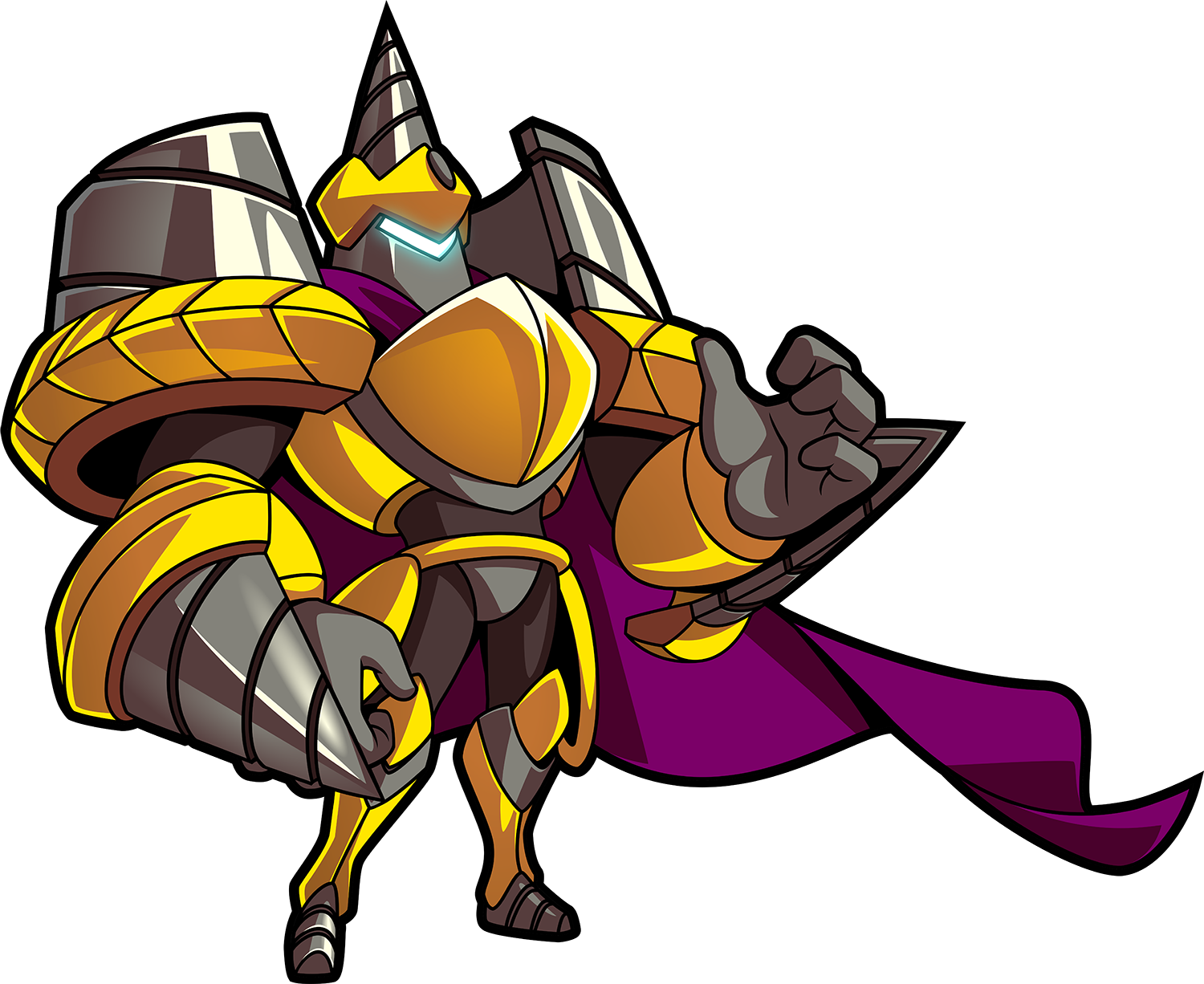 Animated Armored Knight Character