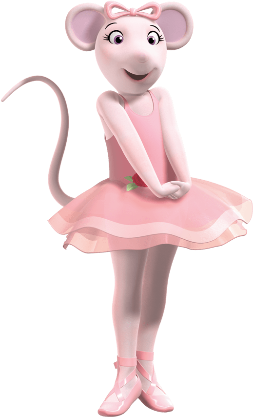 Animated Ballerina Mouse Character