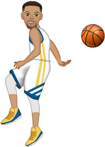 Animated Basketball Player Dribbling