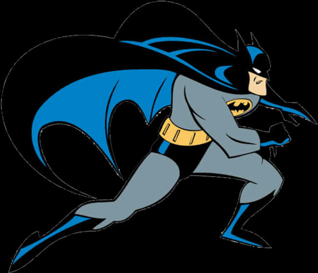 Animated Batman Action Pose