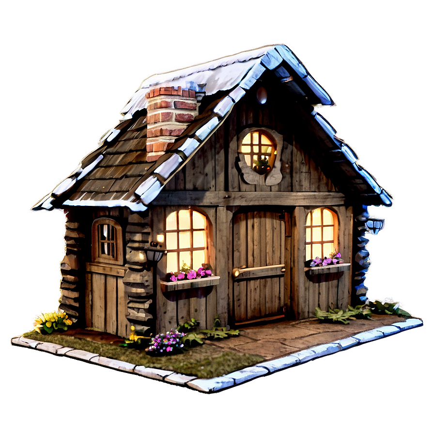 Animated Bear Cottage Png Vka63