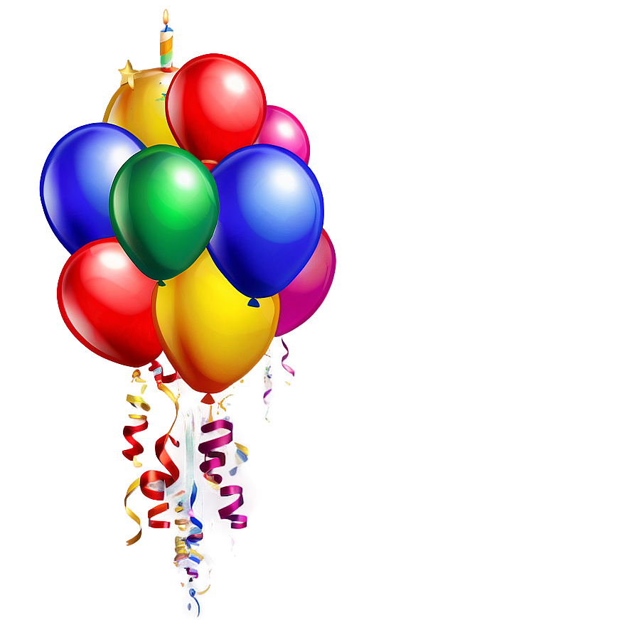 Animated Birthday Balloon Png Srf