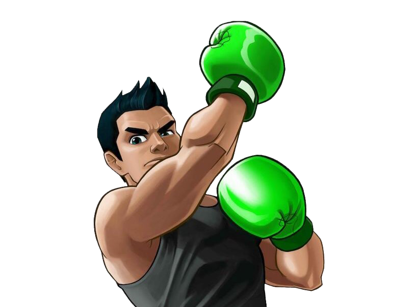 Animated Boxer Power Punch