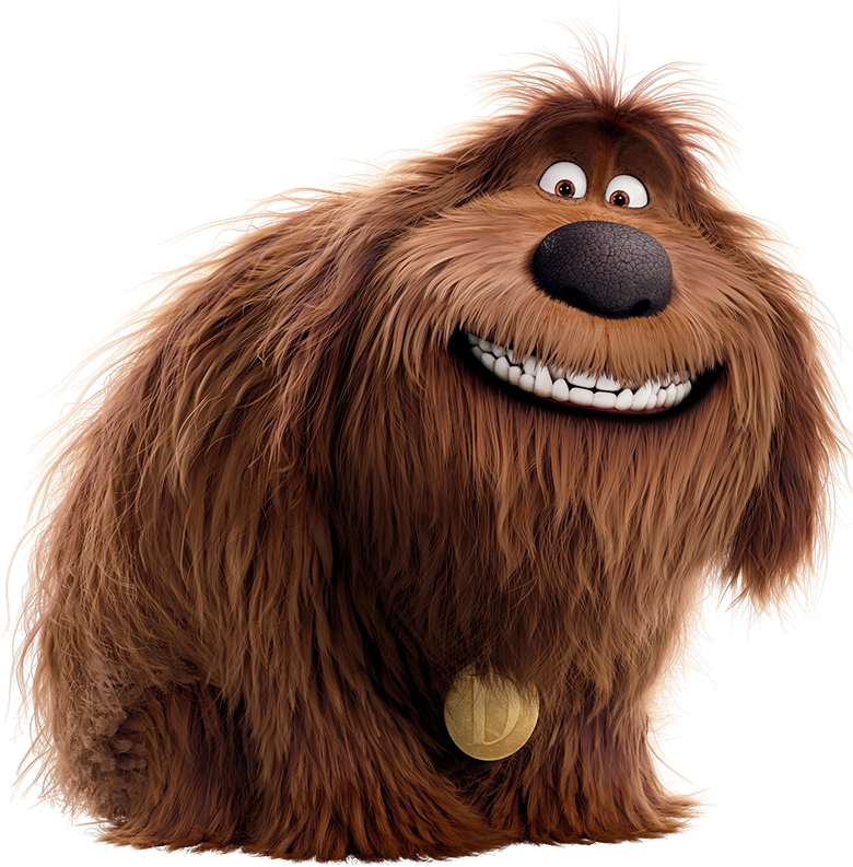 Animated Brown Dog Smiling