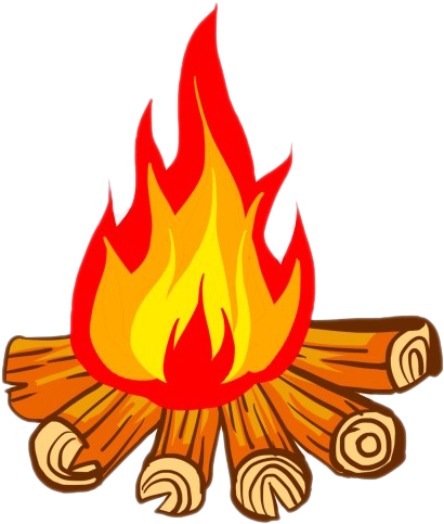 Animated Campfire Graphic