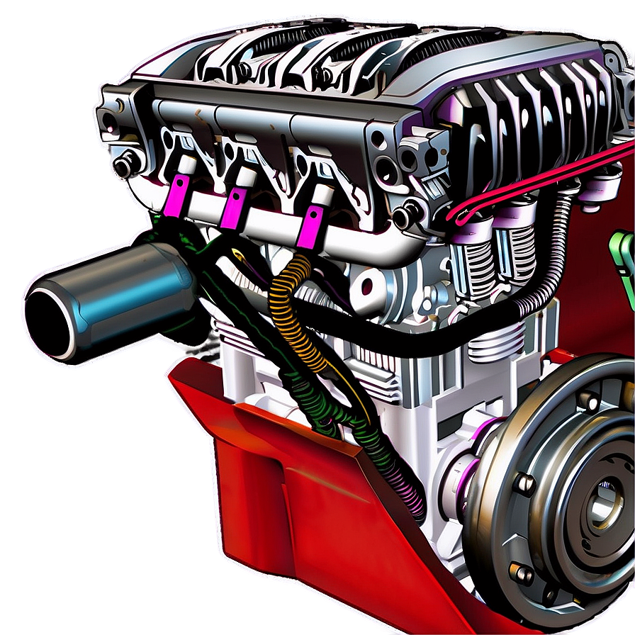 Animated Car Engine Operation Png Jmb3