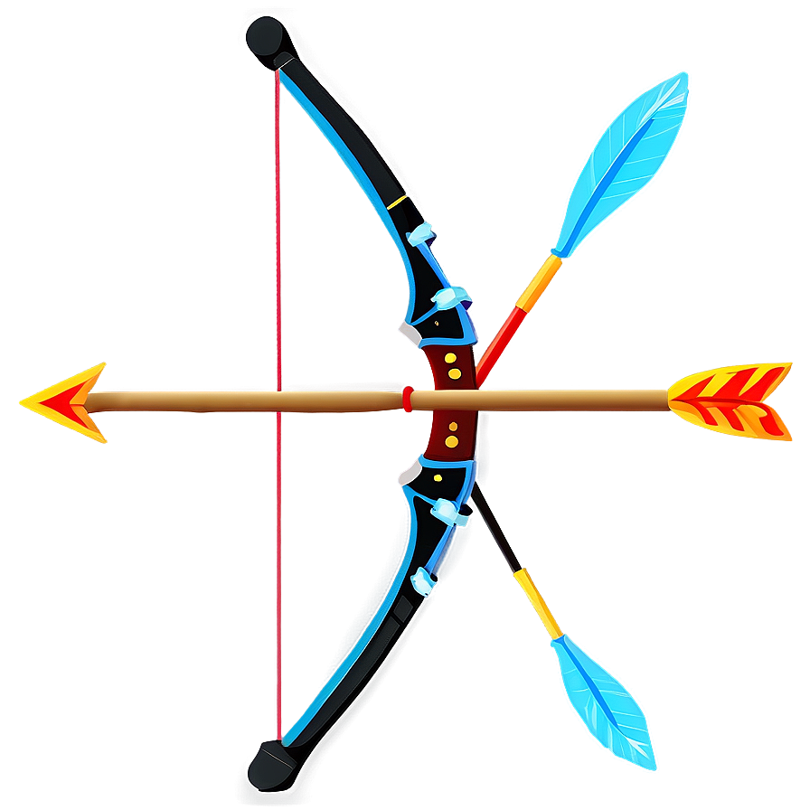Animated Cartoon Bow And Arrow Png 05252024