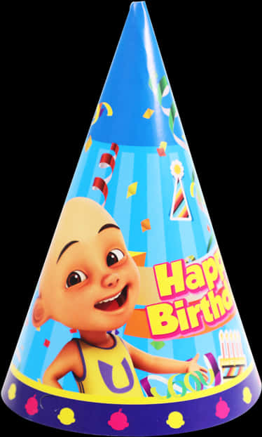 Animated Character Birthday Party Hat