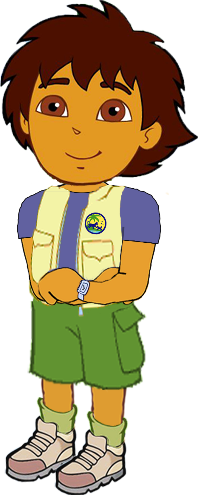 Animated Character Diego Standing Pose