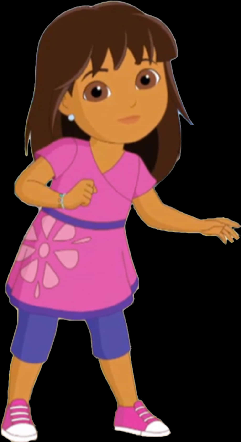 Animated Character Dora Standing