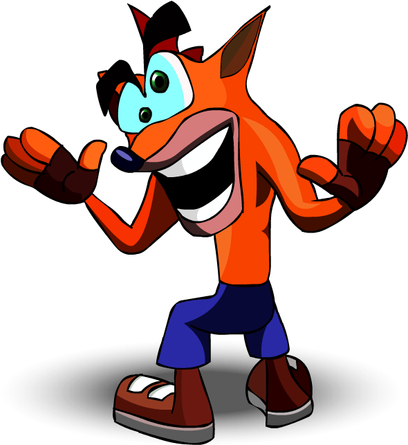 Animated Character Orange Marsupial