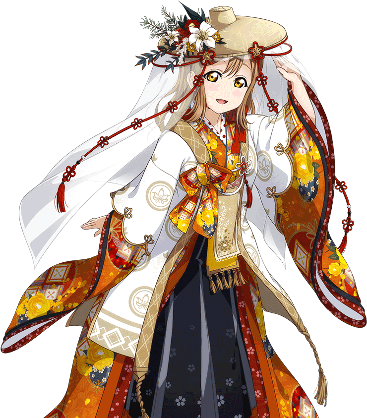 Animated Character Traditional Kimono