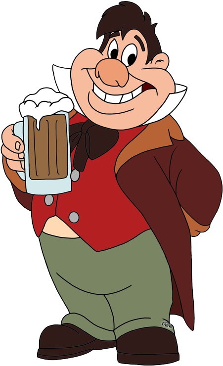 Animated Character With Beer Mug