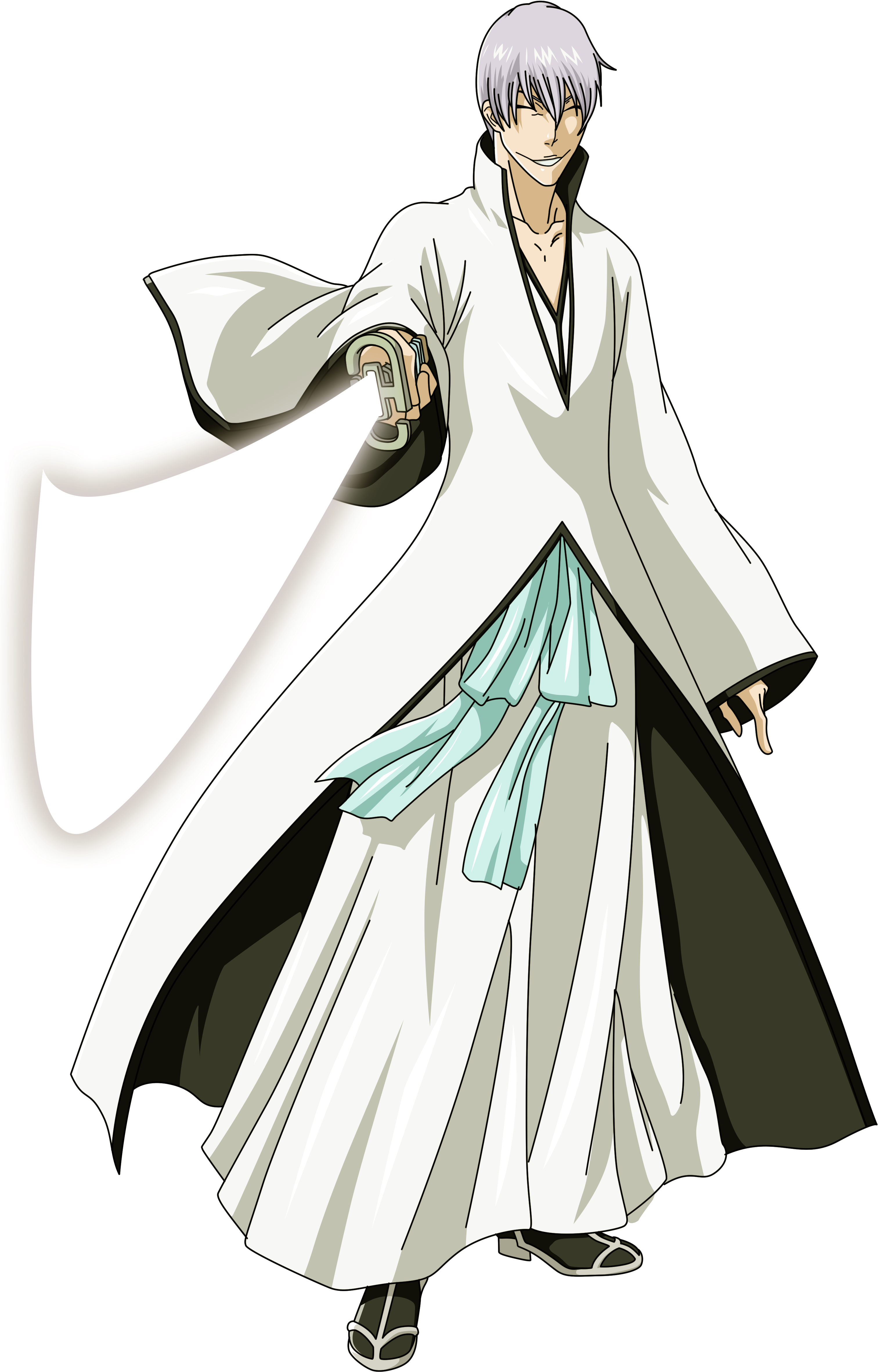 Animated_ Character_ With_ White_ Robe_and_ Silver_ Hair