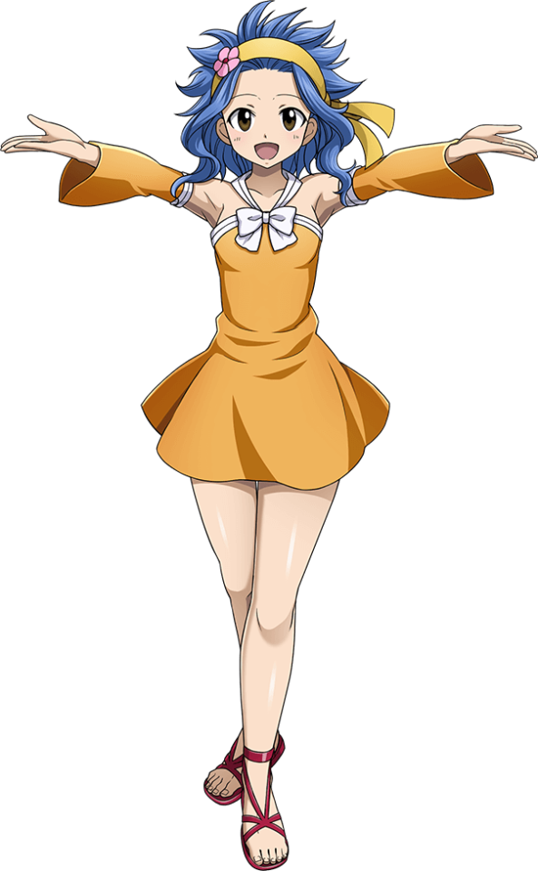 Animated Characterin Yellow Dress