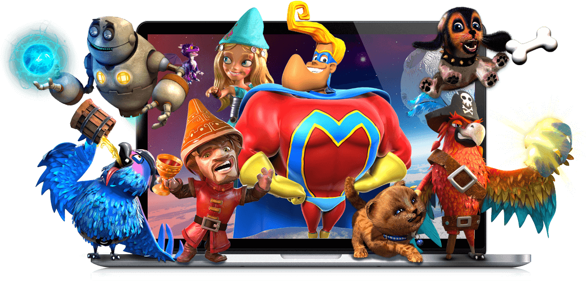 Animated Characters Online Slots Promotion