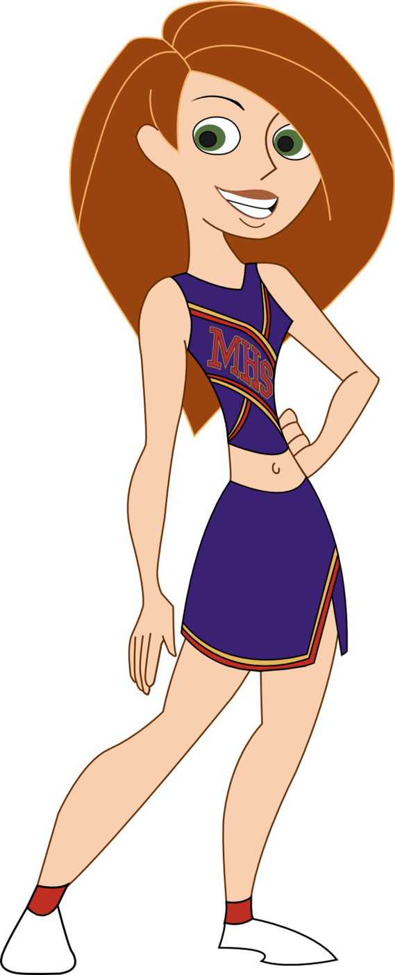 Animated Cheerleader Character