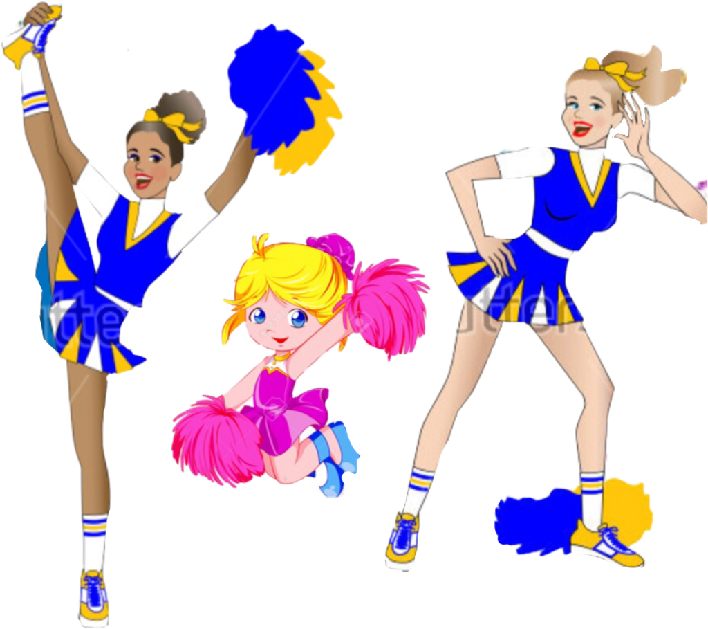 Animated Cheerleadersin Action