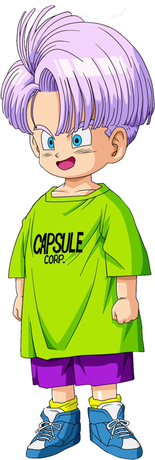 Animated Child Character Capsule Corp Shirt