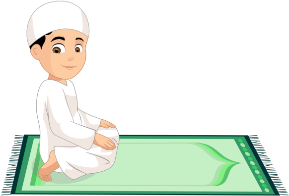 Animated Child Praying Ramadan