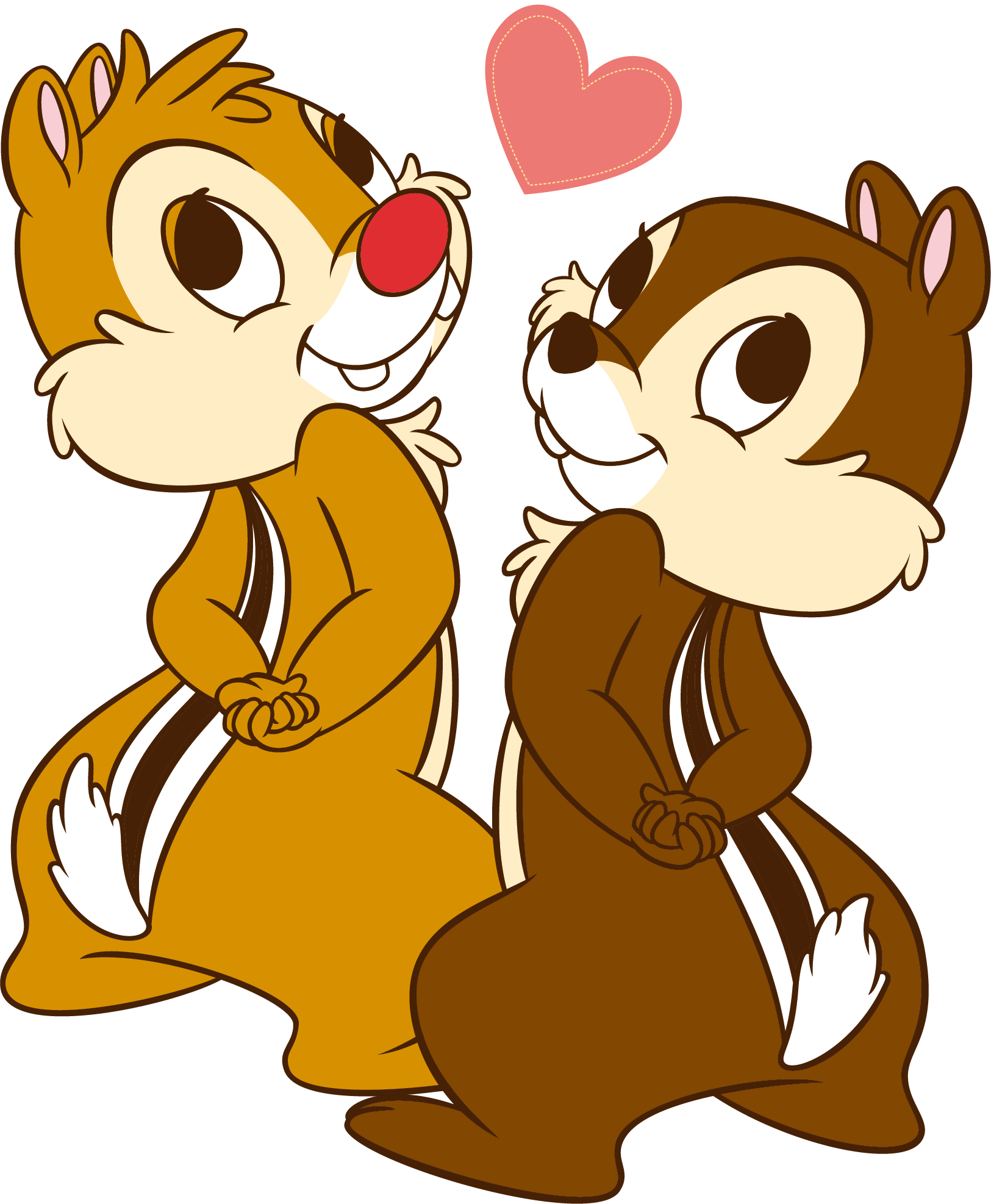 Animated Chipmunk Characters Love