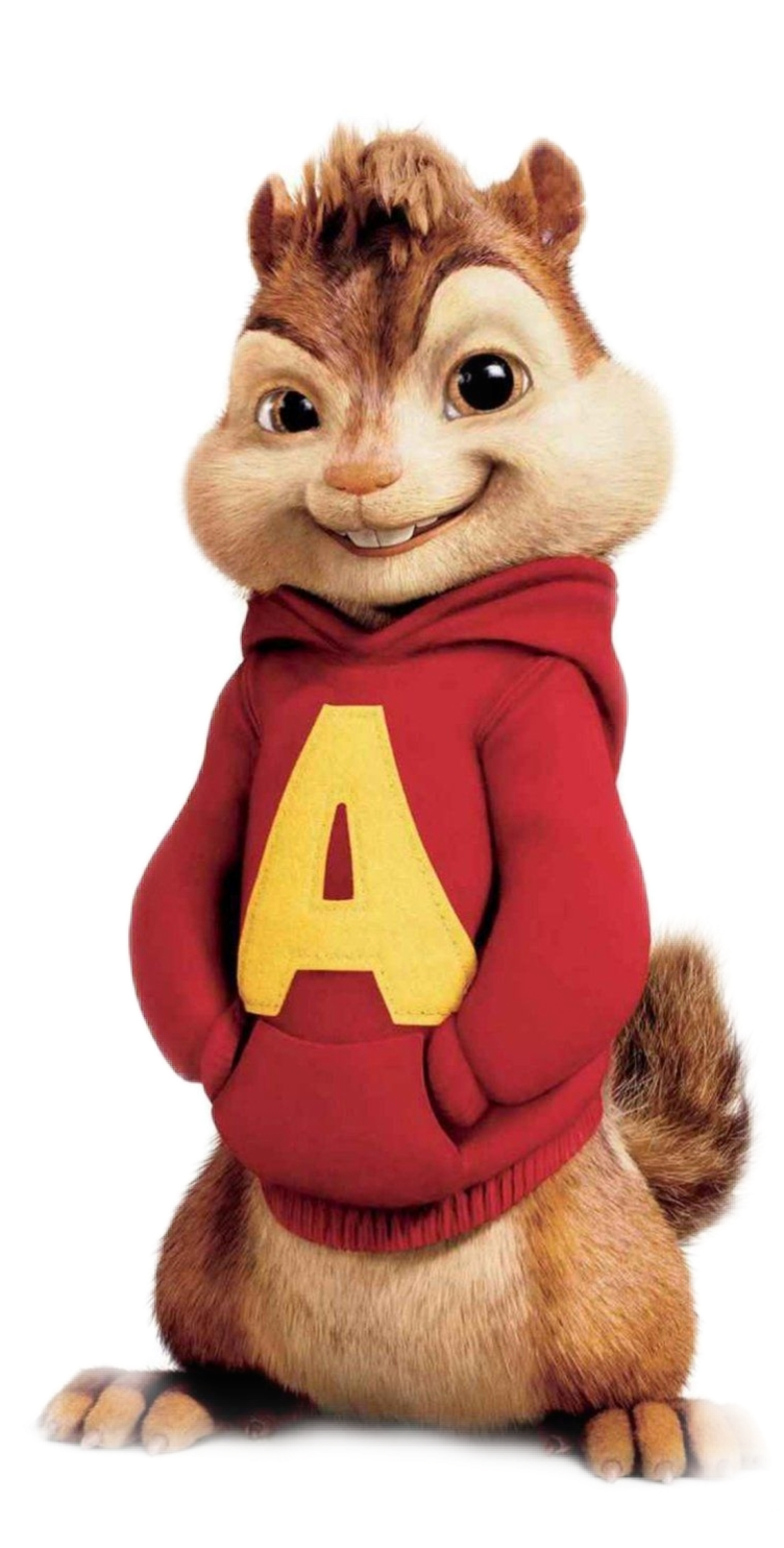 Animated Chipmunk Red Hoodie