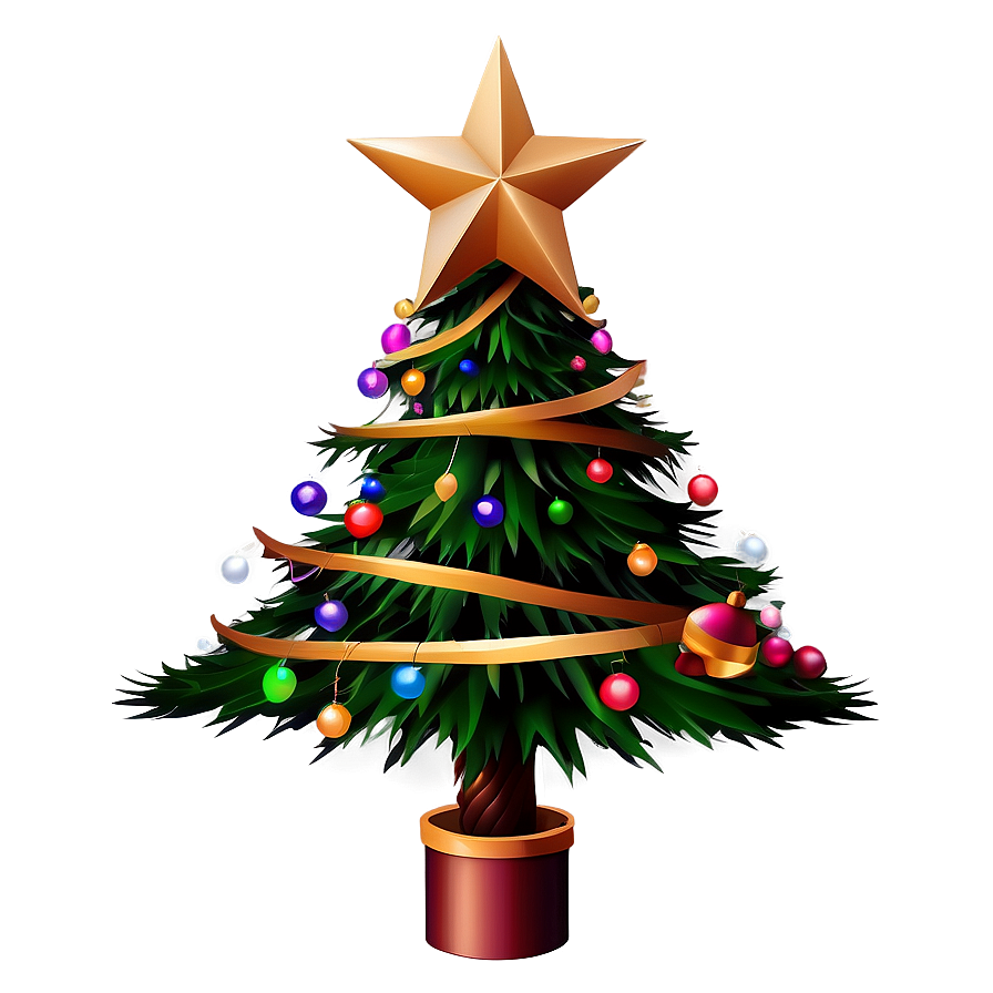 Animated Christmas Tree Star Png 54