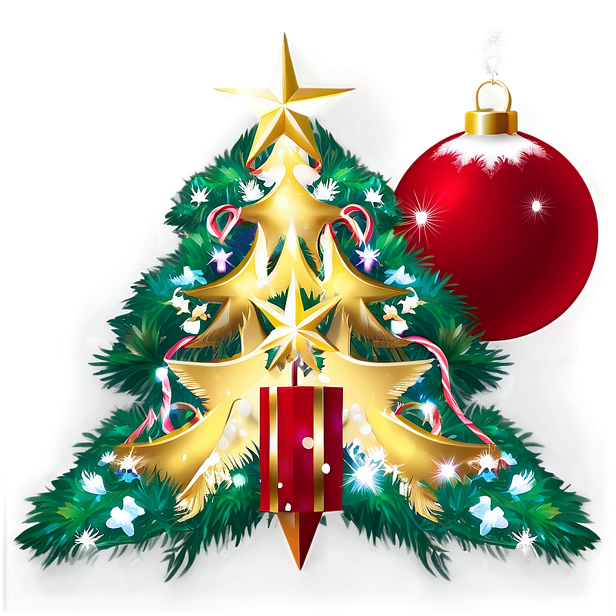 Animated Christmas Tree Star Png Xak63