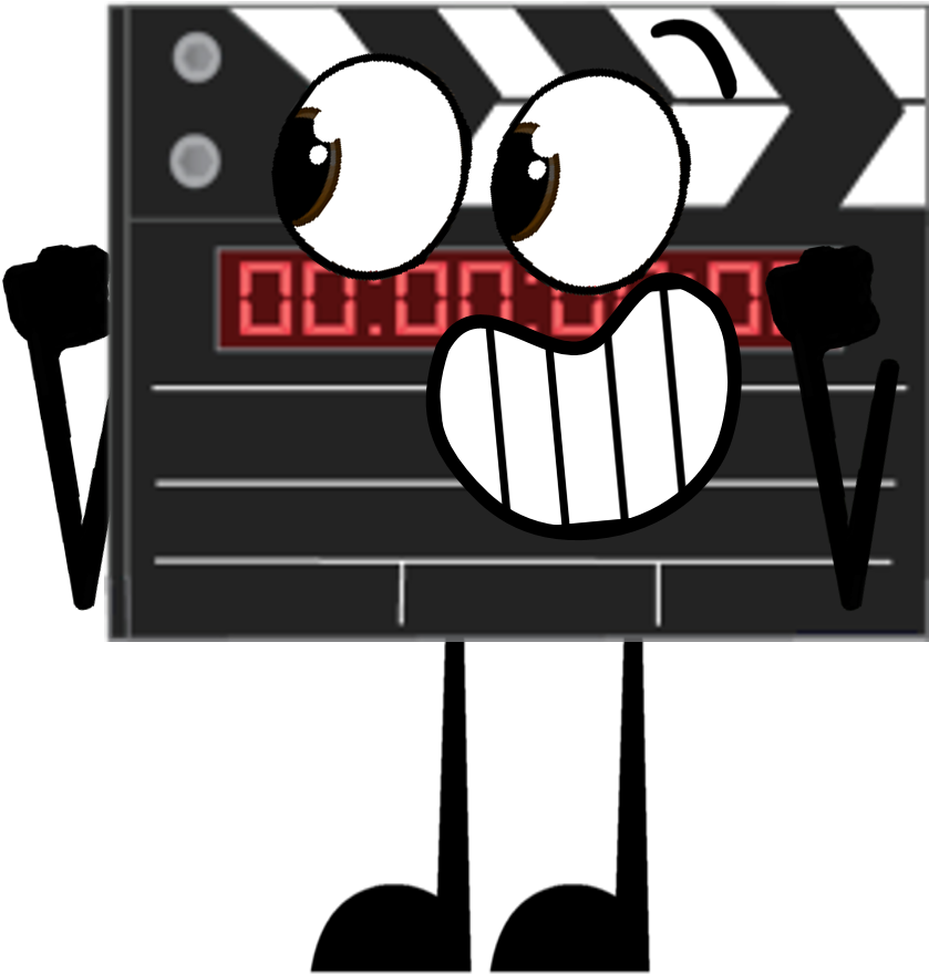 Animated Clapperboard Character