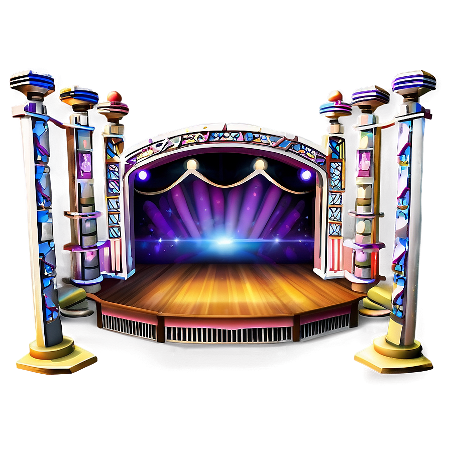 Animated Concert Stage Png Dse27