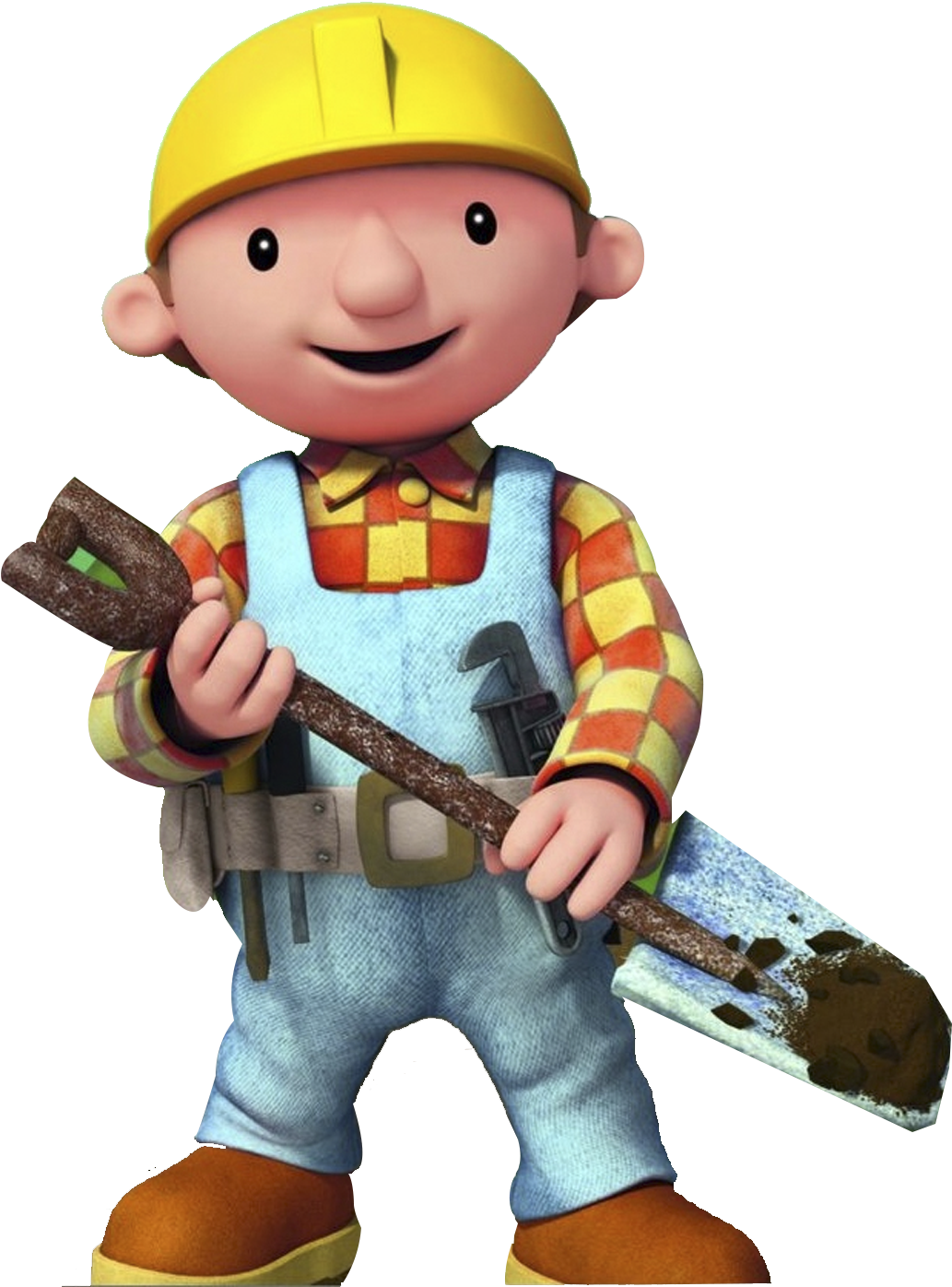 Animated Construction Character