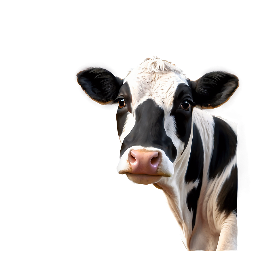 Animated Cow Face Png 06212024