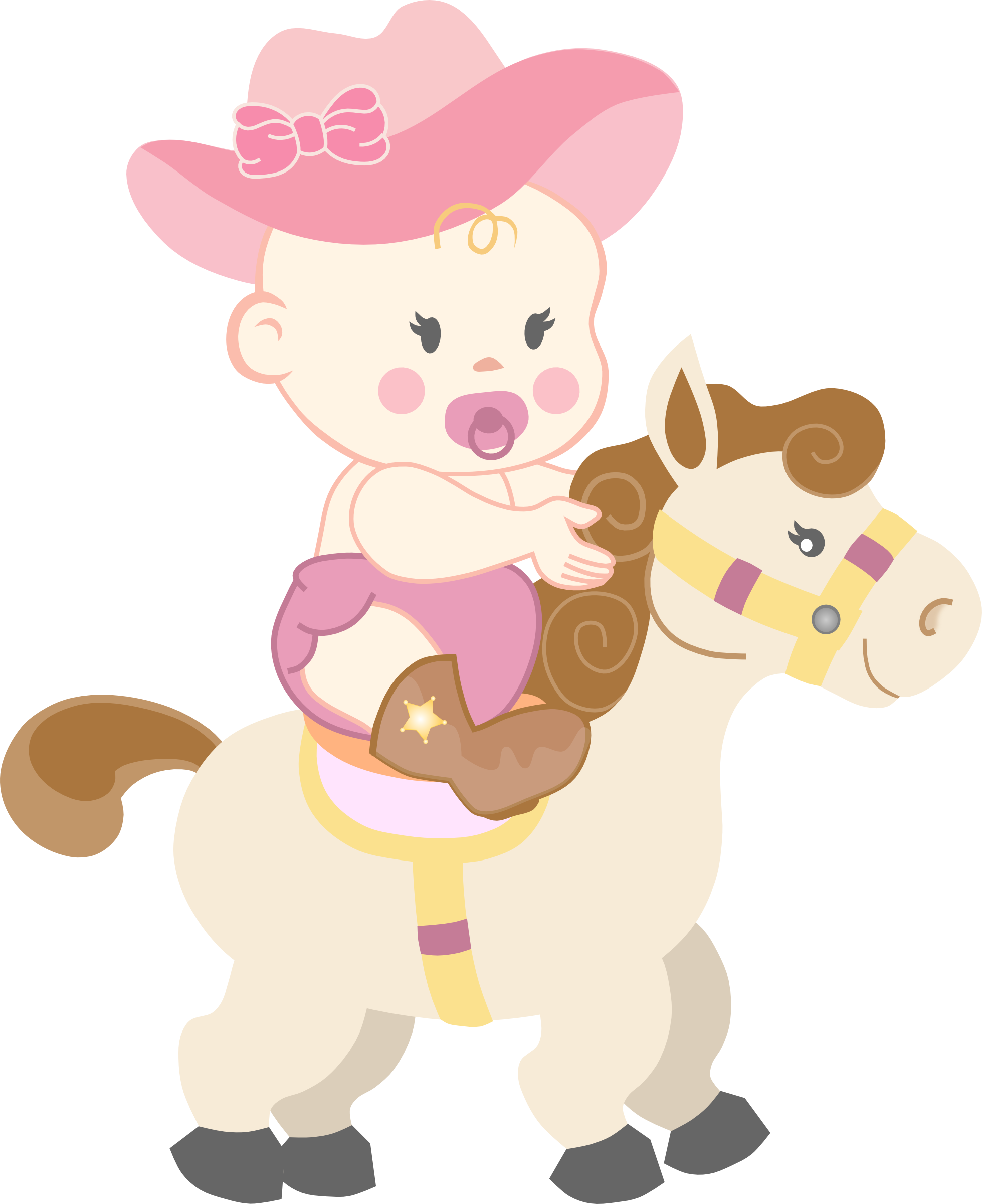 Animated Cowgirlon Pony