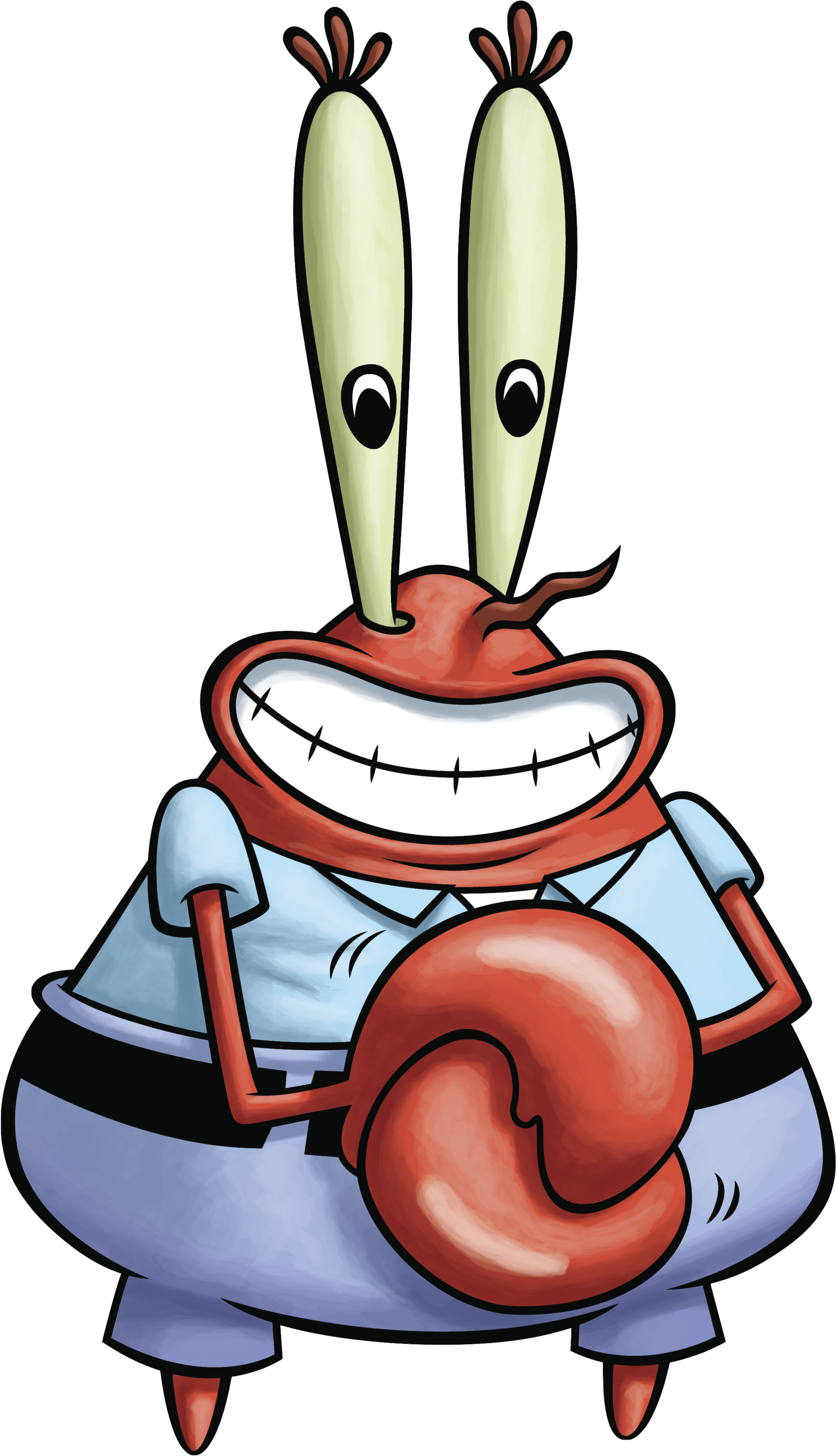 Animated Crab Character Smiling