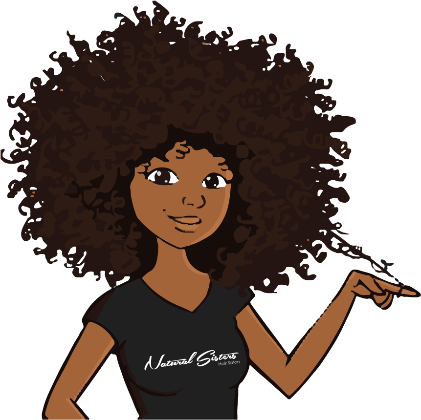 Animated Curly Hair Woman
