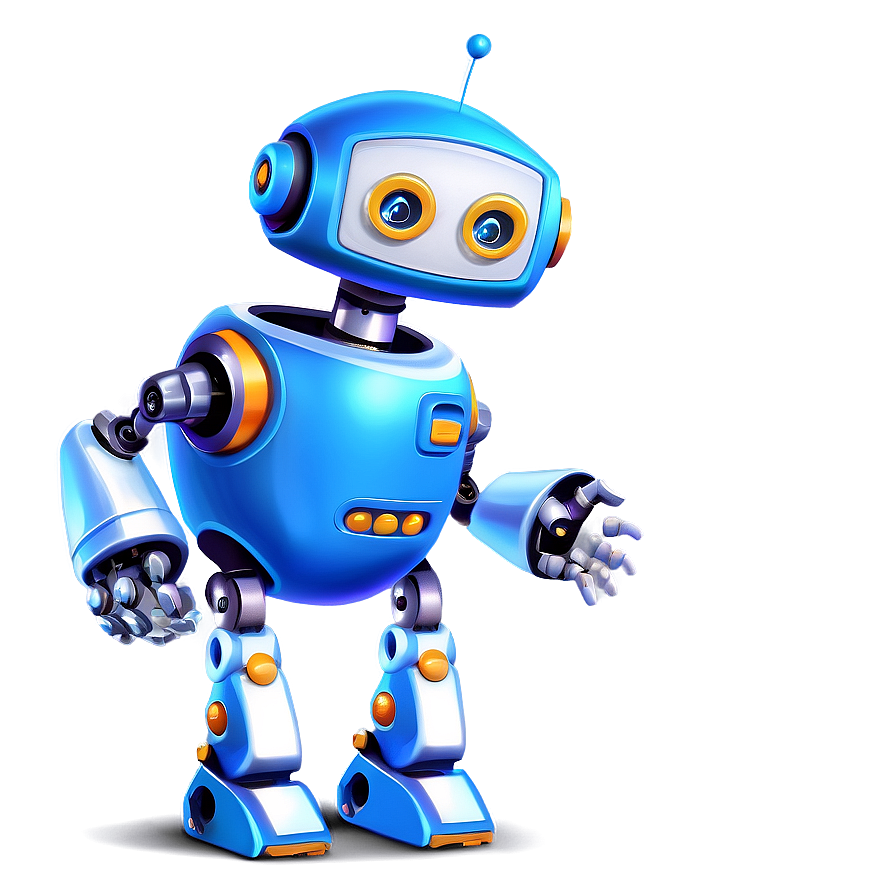 Animated Cute Robot Png 06272024