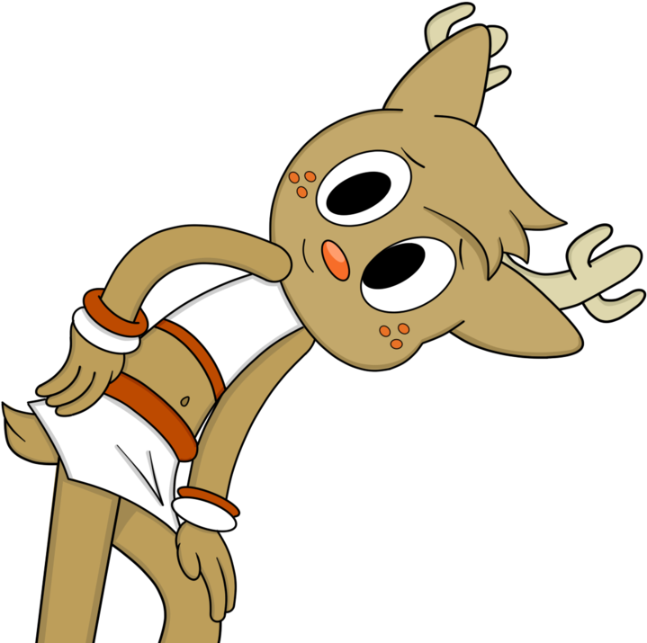 Animated Deer Character Waving