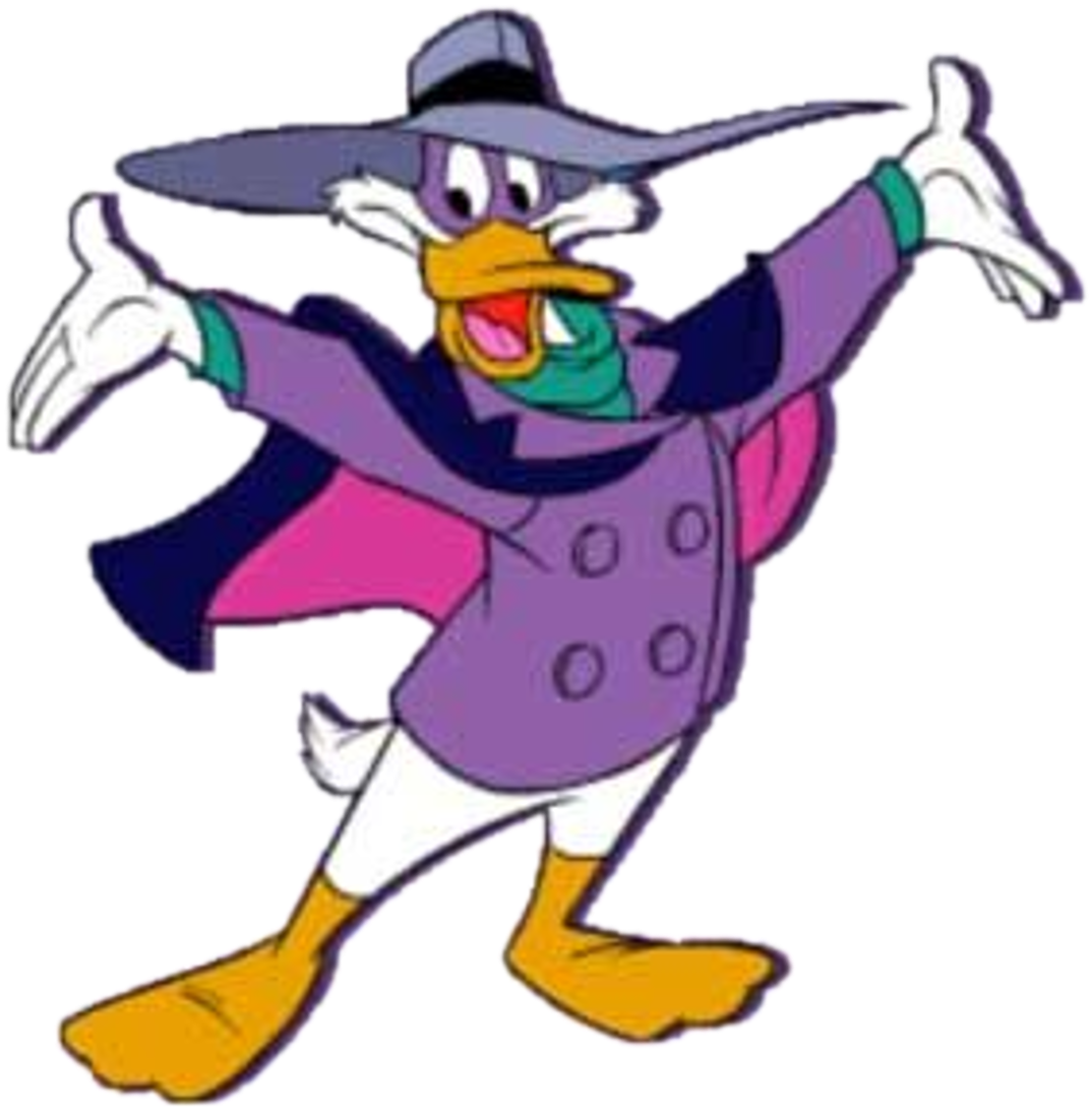 Animated Detective Duck Cartoon Character