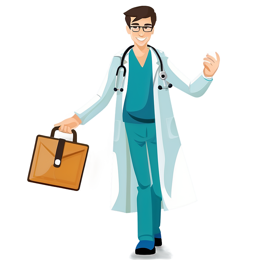 Animated Doctor Cartoon Png 06212024