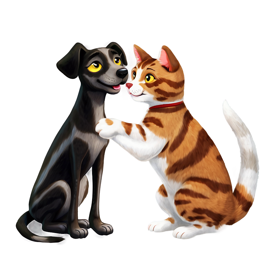 Animated Dog And Cat Png 06242024